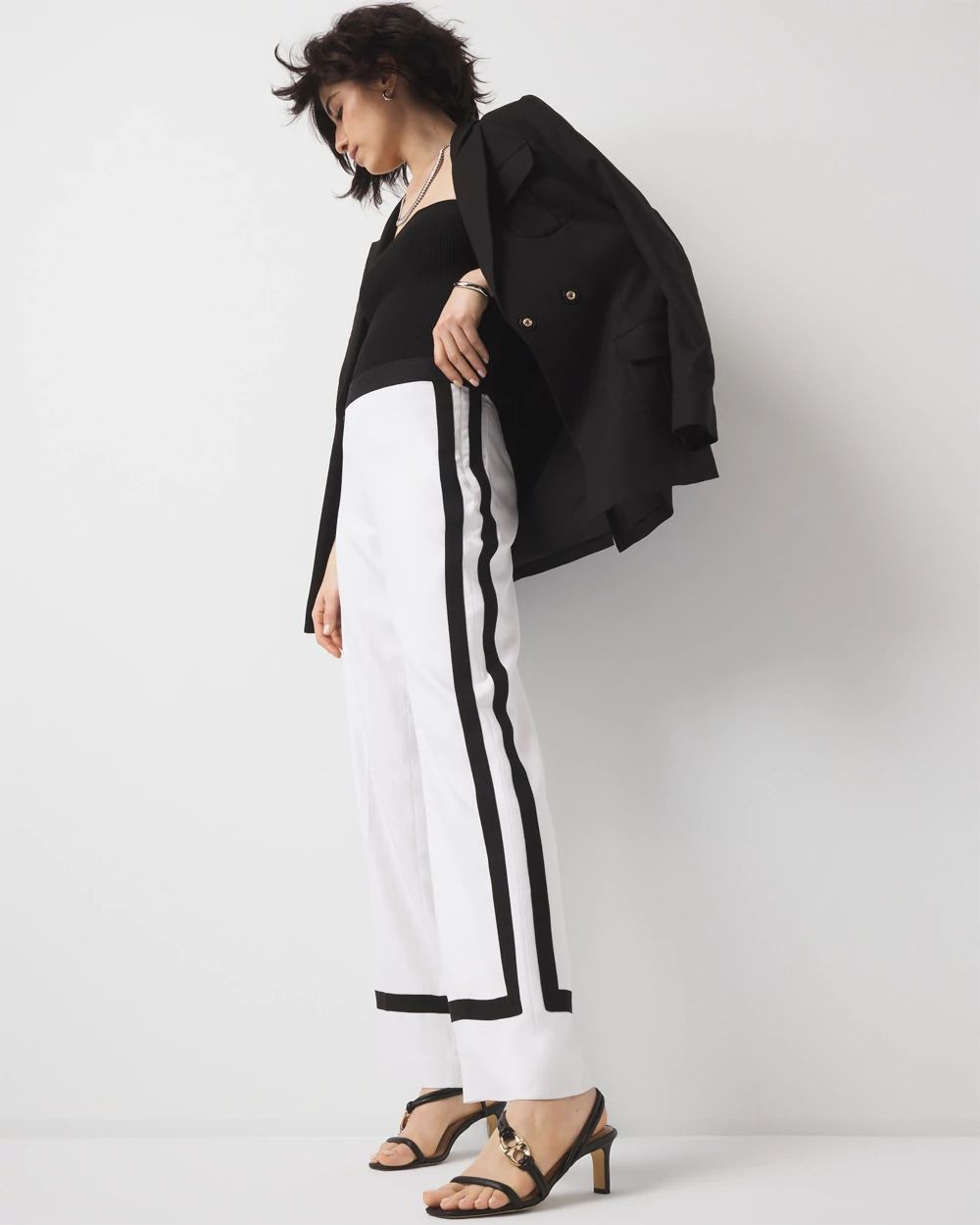 Colorblocked Trouser | White House Black Market